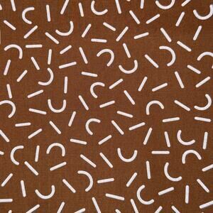 Cocoa Brown Party Time Sprinkles | Libs Elliot for Andover Fabric | 1/2 Yard